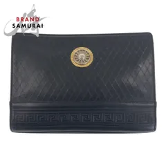 極美品 ヴェルサーチ サンバースト バニティバッグ ブラック ゴールド Gianni Versace - VERSACE ヴィンテージ サンバースト バニティバッグ