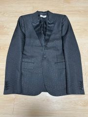 サンローランパリ 14AW エディ期 ダブルオフィサーロングPコート 錨