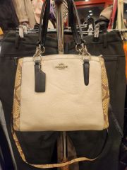 COACH パッチワーク風 パイソン&レザー 2WAYトート A4可 - メルカリ