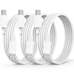 USB-C ライトニングケーブル 純正 1M 3本セット【2024新版 MFi認証】 iphone充電ケーブルタイプC 20W対応 PD急速充電 iPhone コード 超高耐久&高速データ同期 for iPhone14/13/12 Pro Max/1 ...