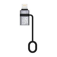 日本の中小企業 MSL FORCE USB-C to Lightning 変換アダプタ データ転送 (PC間のみ) PD充電 36W 480Mbps ストラップ付 ul011b-36w (USB-C to lightning 1個)