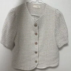半袖ツイードジャケット