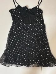 épine label tulle rib onepice black dot - メルカリ