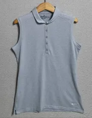 M ) NIKE ゴルフ レディース グレー PK ノースリーブのサムネイル