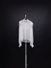 Litmus Her Praha Gathered puffy lace top - メルカリ