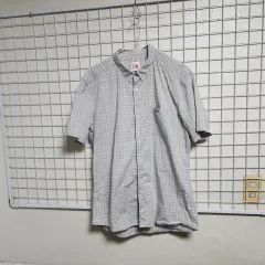 LACOSTE (CHECK/コットン/半袖) シャツ (スリム 105)