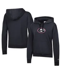 チャンピオン レディース アウター パーカー・スウェット フリース パーカー Champion Womens Black Georgia Bulldogs Powerblend Fleece Hoodie Black ブラック