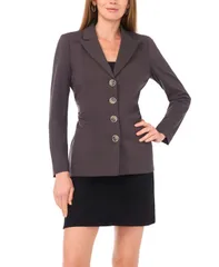 ヴィンスカムート レディース アウター ジャケット・ブルゾン ブレザー Vince Camuto Womens Ponte Long Sleeve Blazer Medium Heather ヘザー