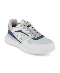 カール ラガーフェルド メンズ シューズ スニーカー ロゴ KARL LAGERFELD PARIS Mens Side Logo Head Patch Running Sneakers Blue Wのサムネイル