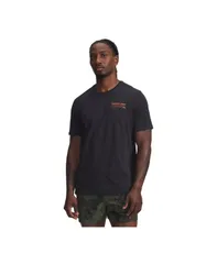 アンダーアーマー メンズ トップス Tシャツ 半袖 Under Armour Mens Project Rock Payoff ShortSleeve TShirt Black Orange Base ブラック
