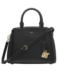 ダナ キャラン ニューヨーク レディース バッグ DKNY Paige Medium Satchel With Convertible Strap Blackgold ブラック