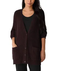 エイリーンフィッシャー レディース アウター ニット・セーター Vネック カーディガン Eileen Fisher Womens Boyfriend VNeck Cardigan Sweater Casis