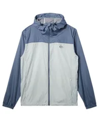 クイックシルバー メンズ アウター ジャケット・ブルゾン ジャケット Quiksilver Mens Overcast Windbreaker Long Sleeve Jacket Flint Stoのサムネイル
