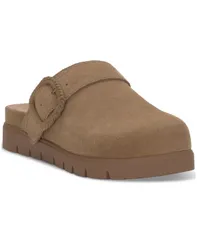 ラッキーブランド レディース シューズ サンダル Lucky Brand Womens Sachie Buckled SlipOn Clogs Dark Natural Suedeのサムネイル
