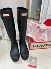 HUNTER メンズオリジナル トールレインブーツ ブラック未使用 - メルカリ