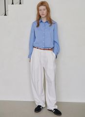 未使用】 25SS オーラリー ウォッシュド フィンクス チノ ナロー