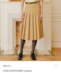 ルッケスト プリーツスカート KYRA PLEATS SKIRT