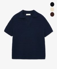 未使用品】KARAKU 半袖 ニットシャツ Lサイズ - メルカリ
