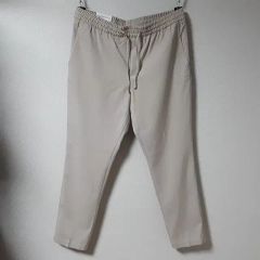 美品 Theory リネン混 オックス ストレッチ イージー パンツ セオリー