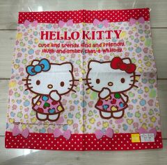 キティオタク★キティちゃん　ビッグ収納バッグ　肩掛け＆タオルハンカチ キティオタク様専用☆キティちゃん ビッグ収納バッグ 肩掛け＆タオル