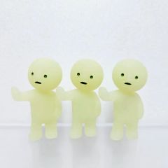 廃盤・レア品]もののけ姫・コダマ(木霊)立つ 蛍光、蓄光3体セット