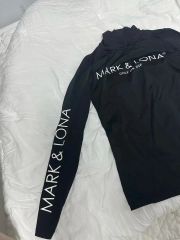 新品☆18,700円 マーク＆ロナ ロゴレギンス UV紫外線対策 黒×白 38