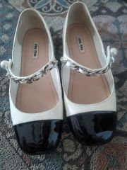 MIUMIU バレエ フラット 37サイズ - メルカリ