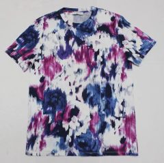 A12588 イザベルマラン 21SS リネンタイダイ半袖Tシャツ 白青ピンク