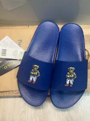 正規品)POLO RALPH LAUREN(ポロラルフローレン) テディベア スリッパ 9サイズのサムネイル