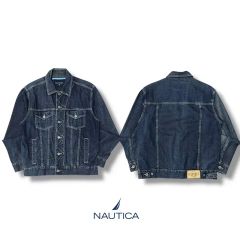 NAUTICA クラッシュドデニム ブルゾン M - メルカリ
