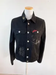 (正規品)ZADIG&VOLTAIRE ザディグ・エ・ヴォルテール ブラック コットンストレッチ効き ジャケット (レディース 90)のサムネイル