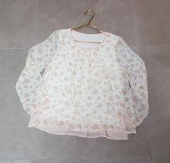 ローラアシュレイ とても素敵なボタニカル 花柄 デザイン ブラウス 