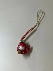 激レア 美品 HELLO KITTY みちのくキティ物語 りんご娘キーホルダー