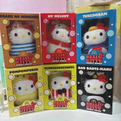 希少 香港マクドナルド周年限定 HELLO KITTY ぬいぐるみ4点セット新品