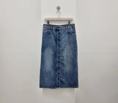 cafune Aライン ロング デニム スカート 2026夏春 36ブルー - メルカリ