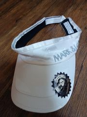 MARK & LONA バイザー ホワイト スカル刺繍 - メルカリ
