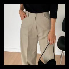 LOHEN 】美品！ビッグDカンスラッシュパンツ グレージュ ローヘン