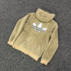 アディダス トレフォイル ビックロゴ フリース ジップアップ