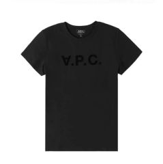 激レア♡A.P.C ミニロゴリンガーロングTシャツ ホワイト×ブラック 