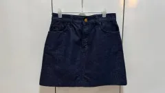 インディゴデニム ミニ スカート