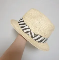 レディース FEDORA(フェドラ) 中折れハット バケットハット 夏用帽子 麦わら帽子