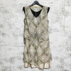 綺麗 正規品 エミリオプッチ スパンコール装飾 カシュクールワンピースドレス38 綺麗 正規品 エミリオプッチ スパンコール装飾 カシュクールワンピース