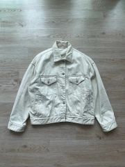 E. Tautz 短丈 Gジャン ホワイトデニム フラップポケット ジャケット E. Tautz 短丈 Gジャン ホワイトデニム フラップポケット ジャケット