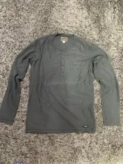 DIESEL ディーゼル ヘンリーネック 長袖Tシャツ S
