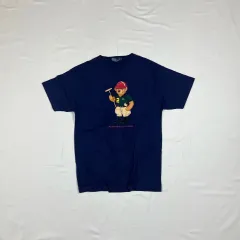 90s 93年 ポロラルフローレン ベア プリント 半袖Tシャツ