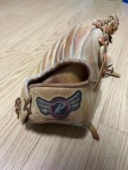 HAYABUSA ハヤブサ オープンフィンガーグローブ ブラウン 本革 レザー