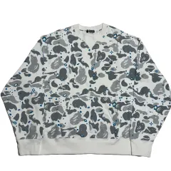 XL A BATHING APE アベイシングエイプ スペース カモフラ スウェット