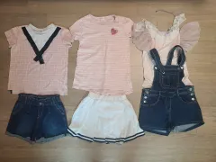 女の子 夏服 まとめ サイズ 140