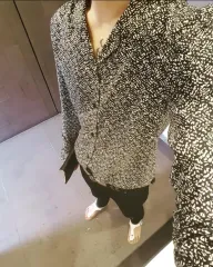 サンドロ パータン オープンカラー シャツ Mサイズのサムネイル
