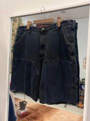 希少】HUMANMADE デニムワークショーツ シンチバック ヴィンテージ